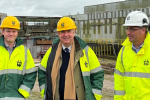 Sir Geoffrey with Harland and Wolff