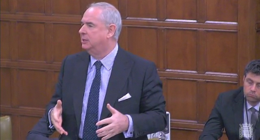 Sir Geoffrey speaking in the Westminster Hall debate he secured 